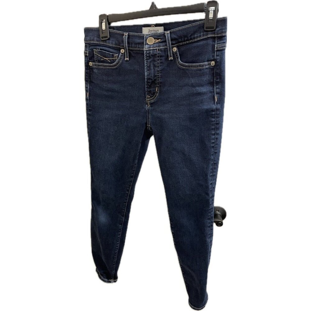Revtown Decade Womens Skinny Jeans Medium Wash Stretch Denim 27x27